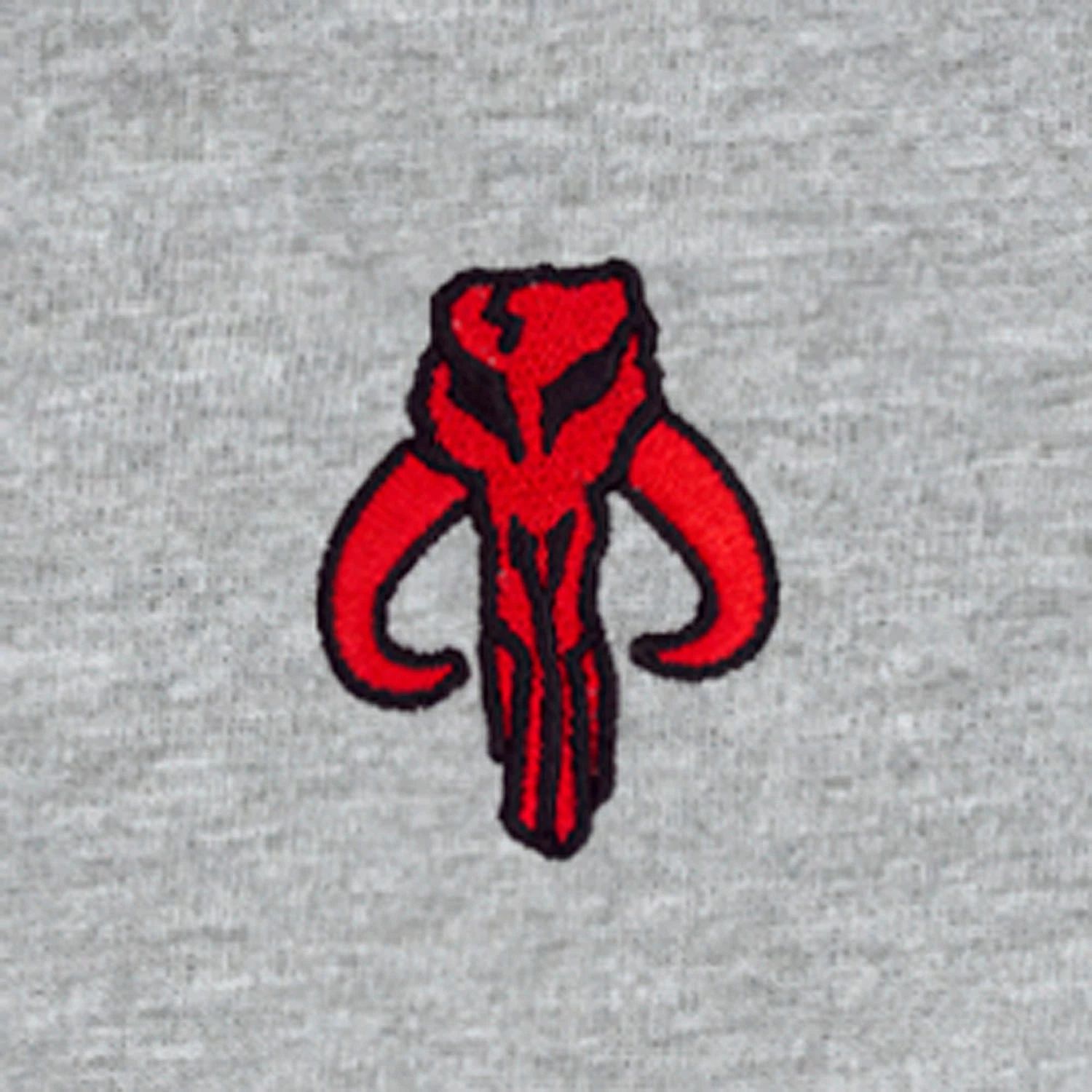 цена Мужской флисовый свитшот с вышивкой «Звездные войны, мандалорский череп» Licensed Character