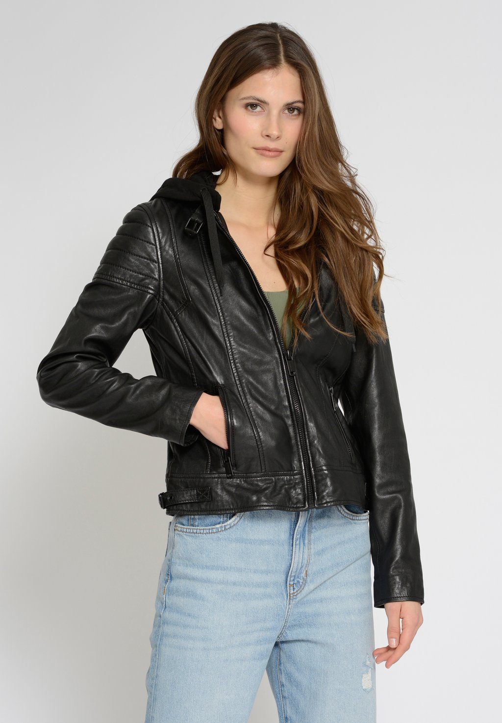 кожаная куртка mustang размер 3xl черный Кожаная куртка Mustang Nahkatakki, черный