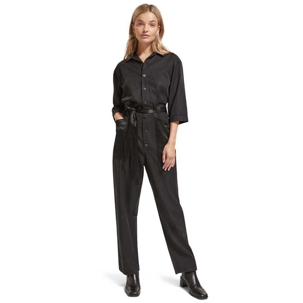 

Комбинезон Scotch & Soda Beaded Jumpsuit, черный