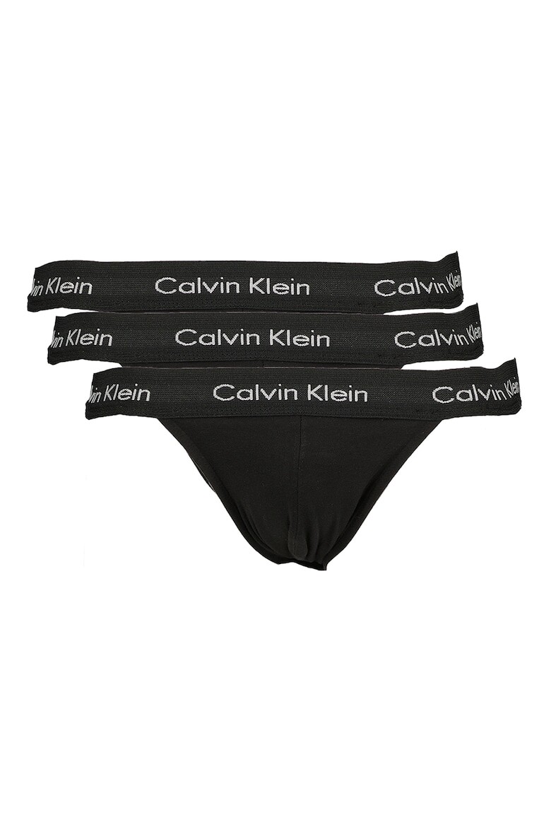 

Трусы с вырезами, 3 пары Calvin Klein, черный