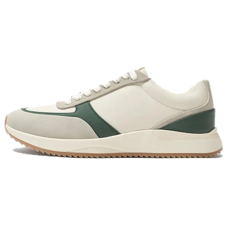 

Кроссовки ZARA Lifestyle Shoes Men Low-top Beige/Green, зеленый