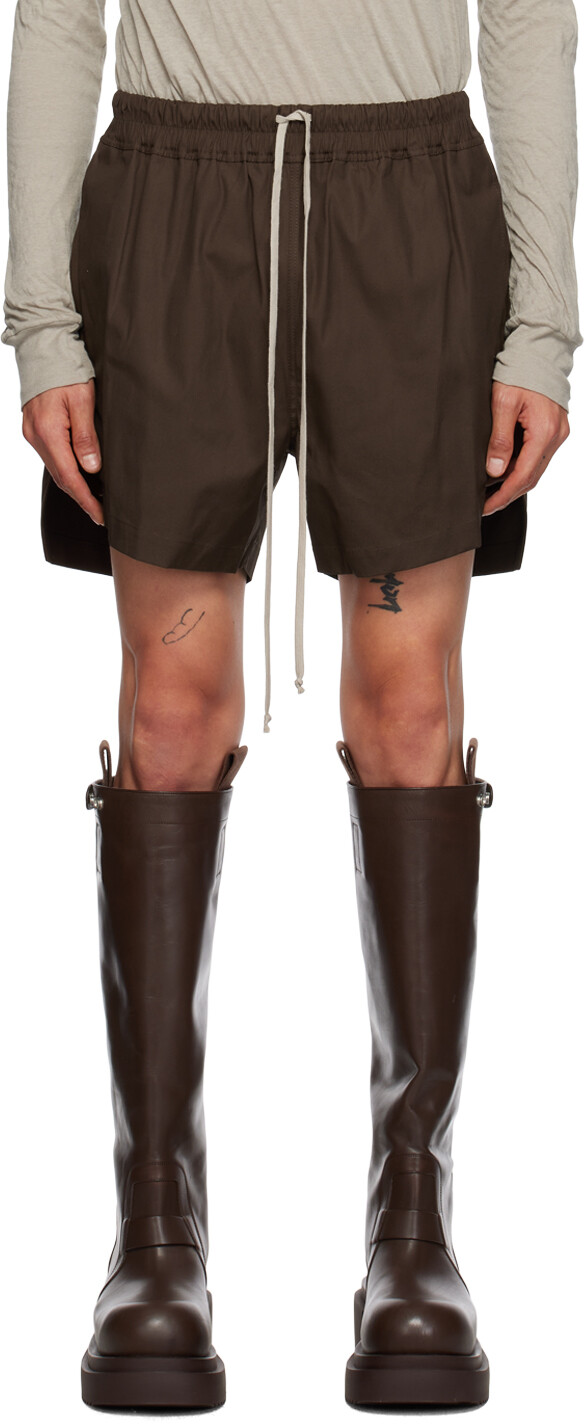 

Коричневые боксеры Rick Owens Bela