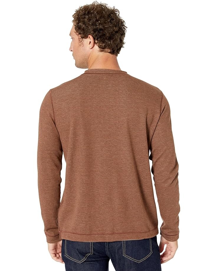 

Свитер Johnston & Murphy Reversible Long Sleeve V-Neck, цвет Rust/Oatmeal