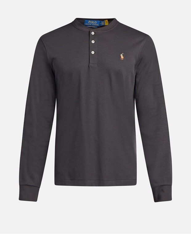 

Топ с длинными рукавами Polo Ralph Lauren, черный