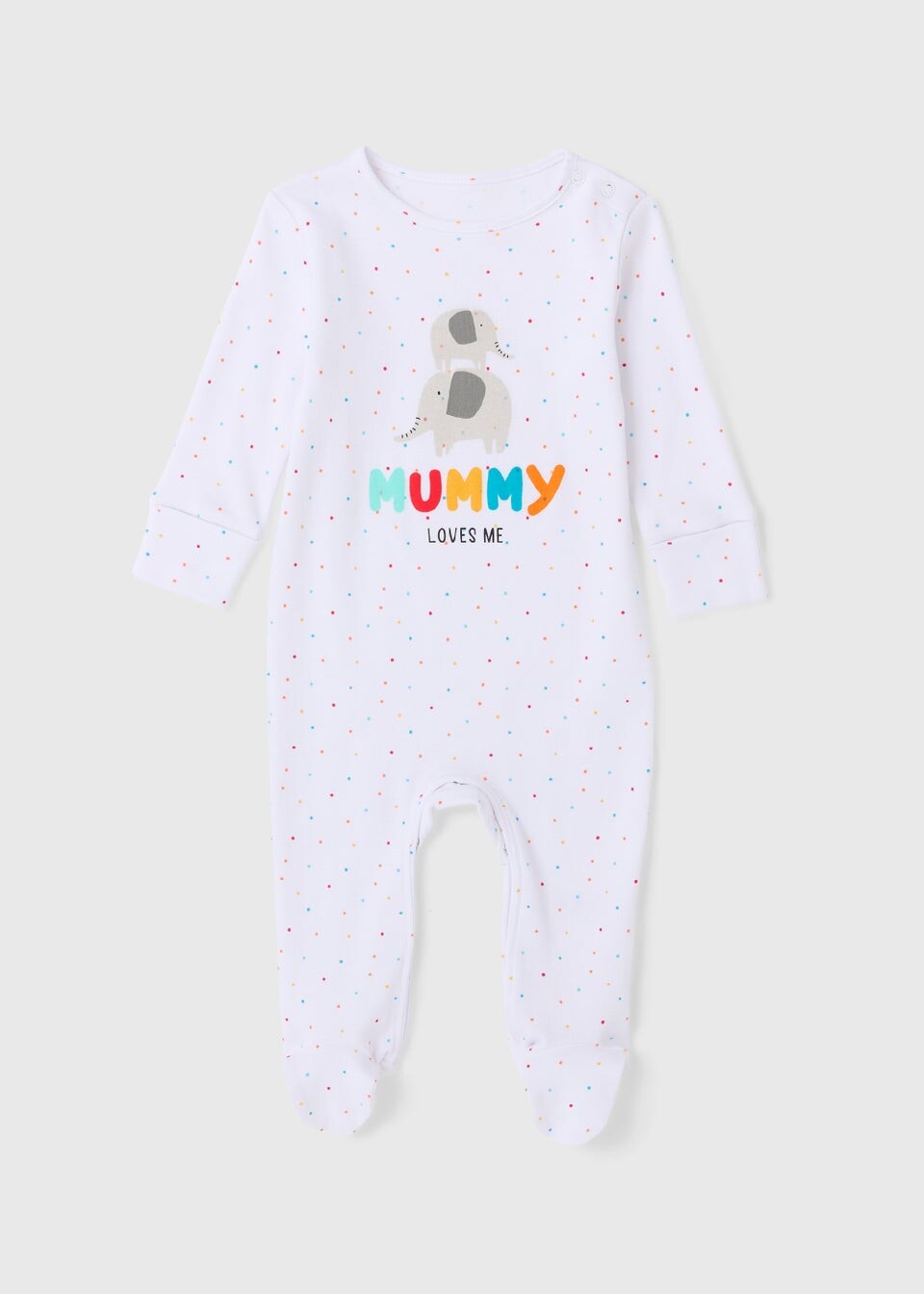 

Детский кремовый комбинезон для сна Мумия (Tiny Baby, 18 мес.), серый