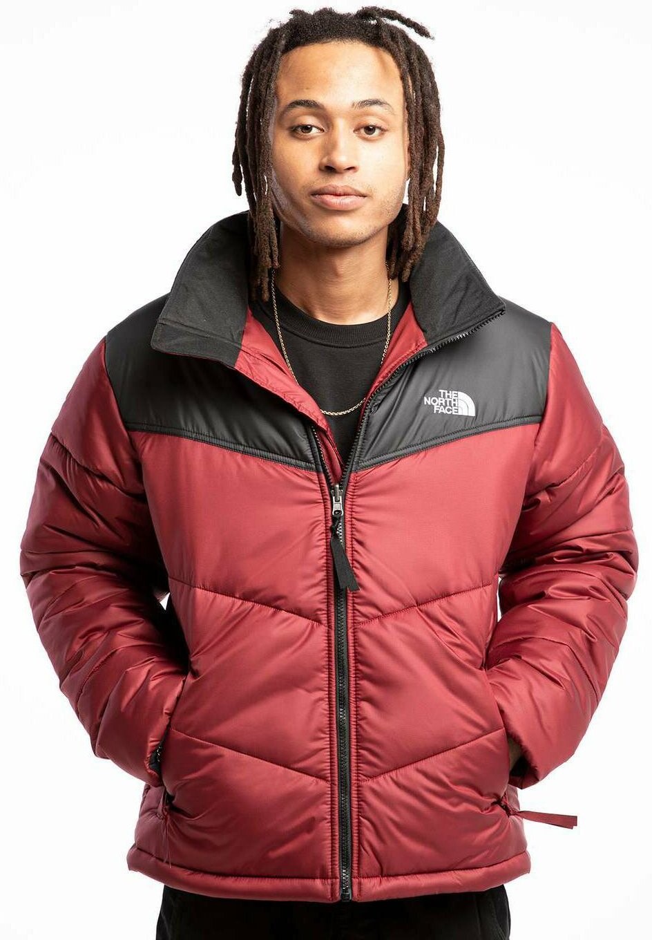 

Зимняя куртка The North Face, красный