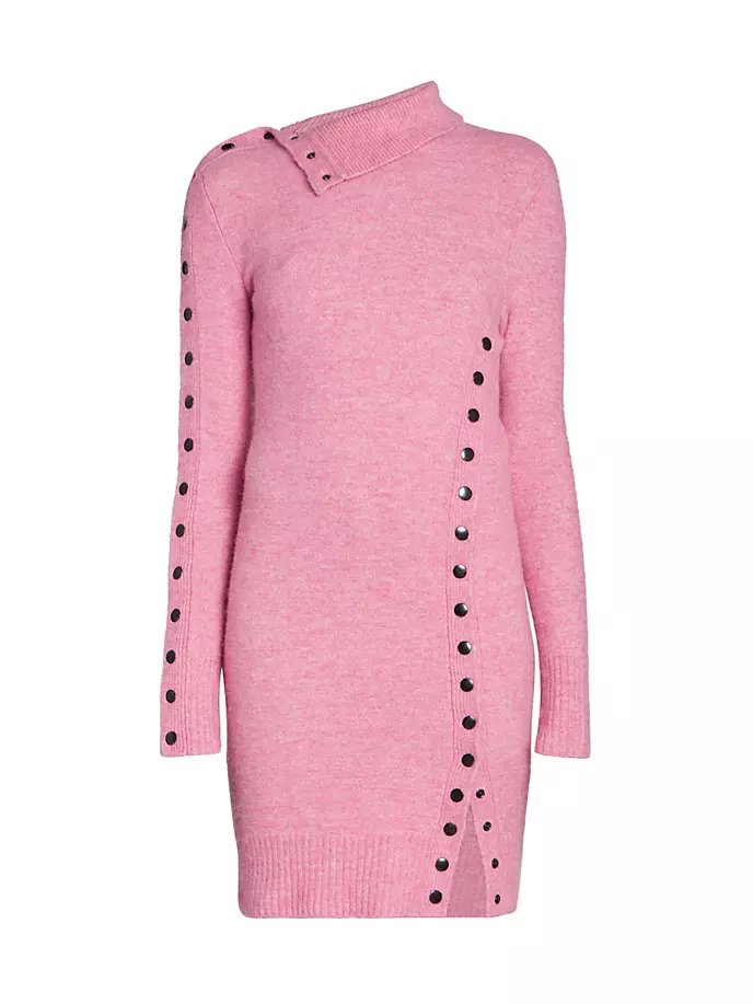 

Мини-платье со свитером Marina Snap Isabel Marant, розовый
