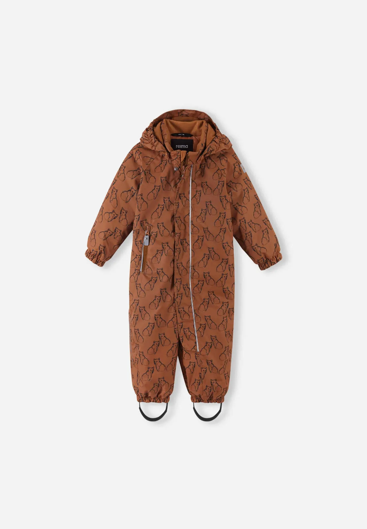 

Детский комбинезон Пухури Reima, цвет Cinnamon Brown