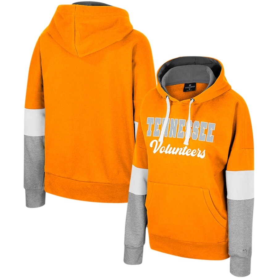 

Пуловер с капюшоном Colosseum Tennessee Volunteers, оранжевый