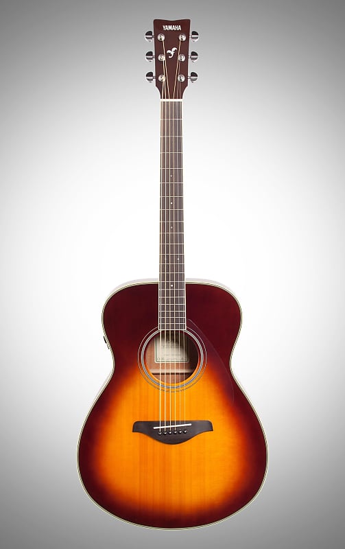 цена Акустическая гитара Yamaha FS-TA Concert Transacoustic Acoustic-Electric Guitar, Brown Sunburst