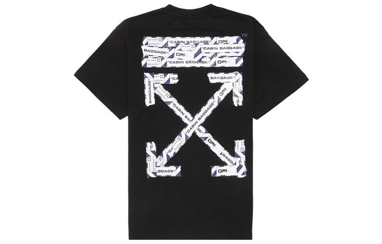 

Футболка Off-White Airport Tape Oversized, чёрный, Черный