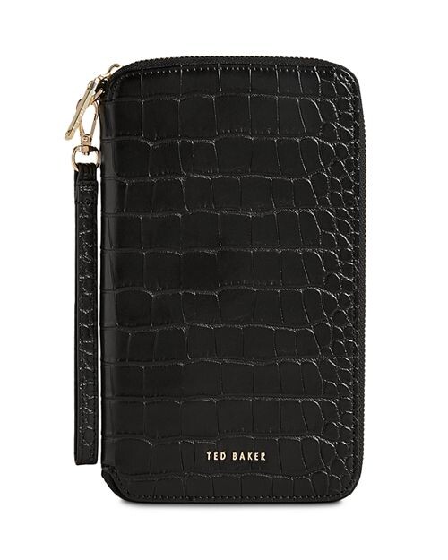 

Дорожный кошелек Stinell с тиснением под крокодила Ted Baker, цвет Black