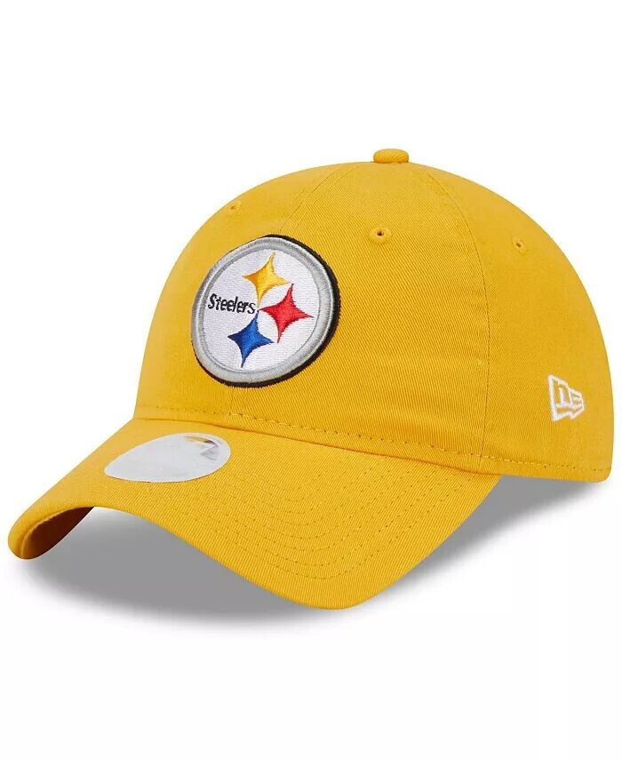 

Женская золотая регулируемая кепка Pittsburgh Steelers Main Core Classic 2.0 9TWENTY New Era, золотой