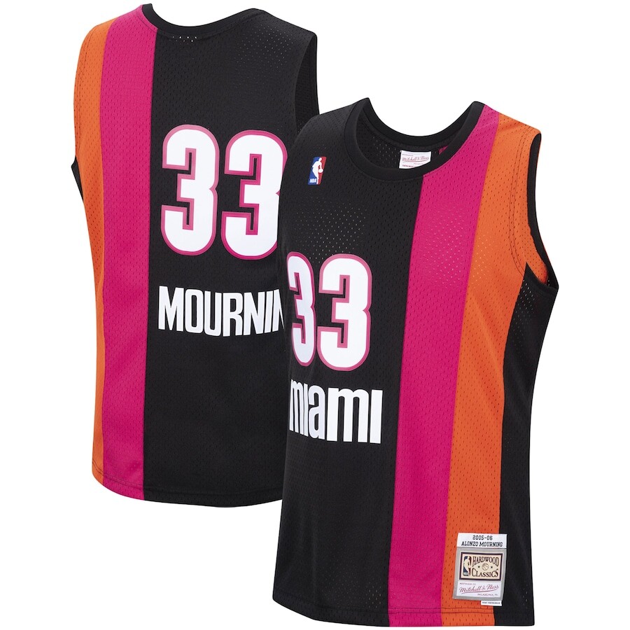 

Джерси Mitchell & Ness Miami Heat, черный