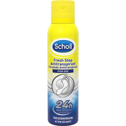 Scholl Fresh Step Shoe Spray Мягкий дезодорант для ног с длительным эффектом против неприятных запахов 150мл