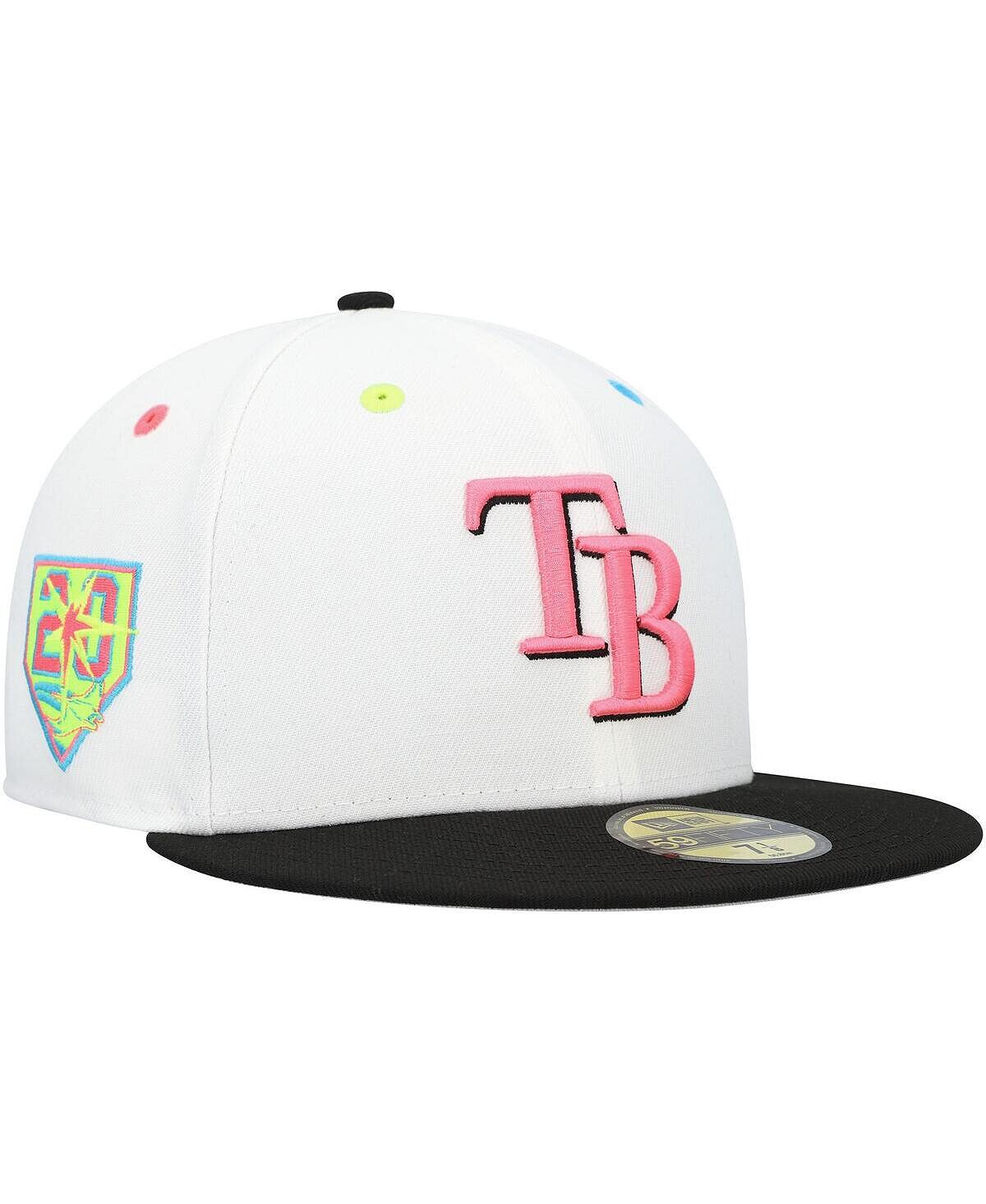 

Мужская белая приталенная шляпа Tampa Bay Rays Neon Eye 59FIFTY New Era
