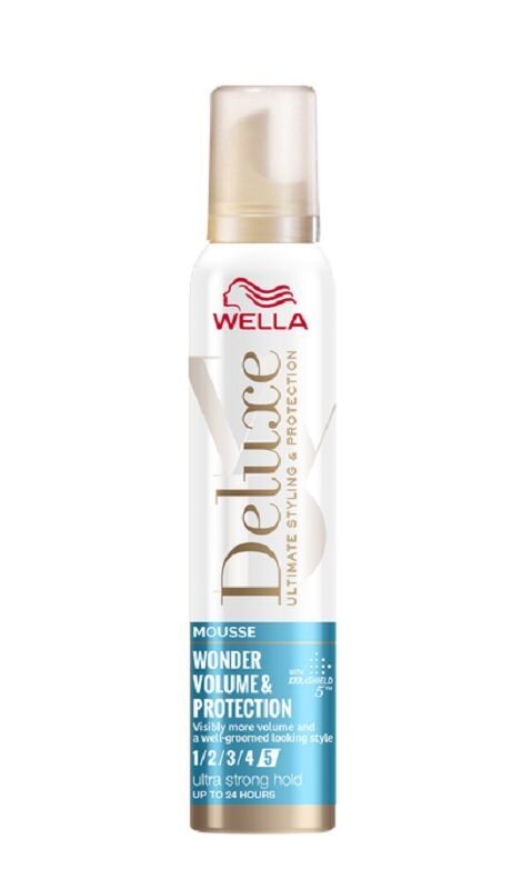 

Wella Deluxe Wonder Volume&Protection мусс для волос, 200 ml