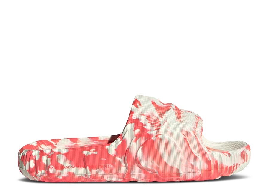 

Кроссовки adidas Adilette 22 Slides, цвет Ivory Solar Red