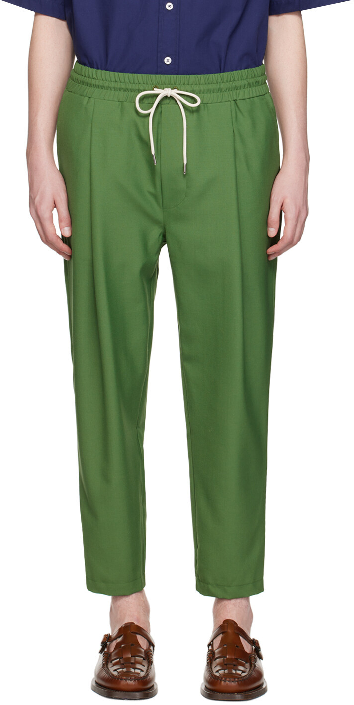 

Зеленые брюки Le Pantalon Signature Drole De Monsieur, Зеленый