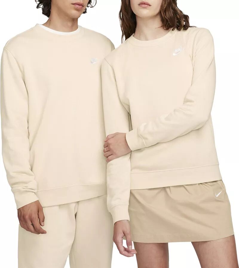 Женская флисовая толстовка с круглым вырезом Nike Sportswear Club толстовка мужская женская зимняя флисовая с капюшоном и круглым вырезом