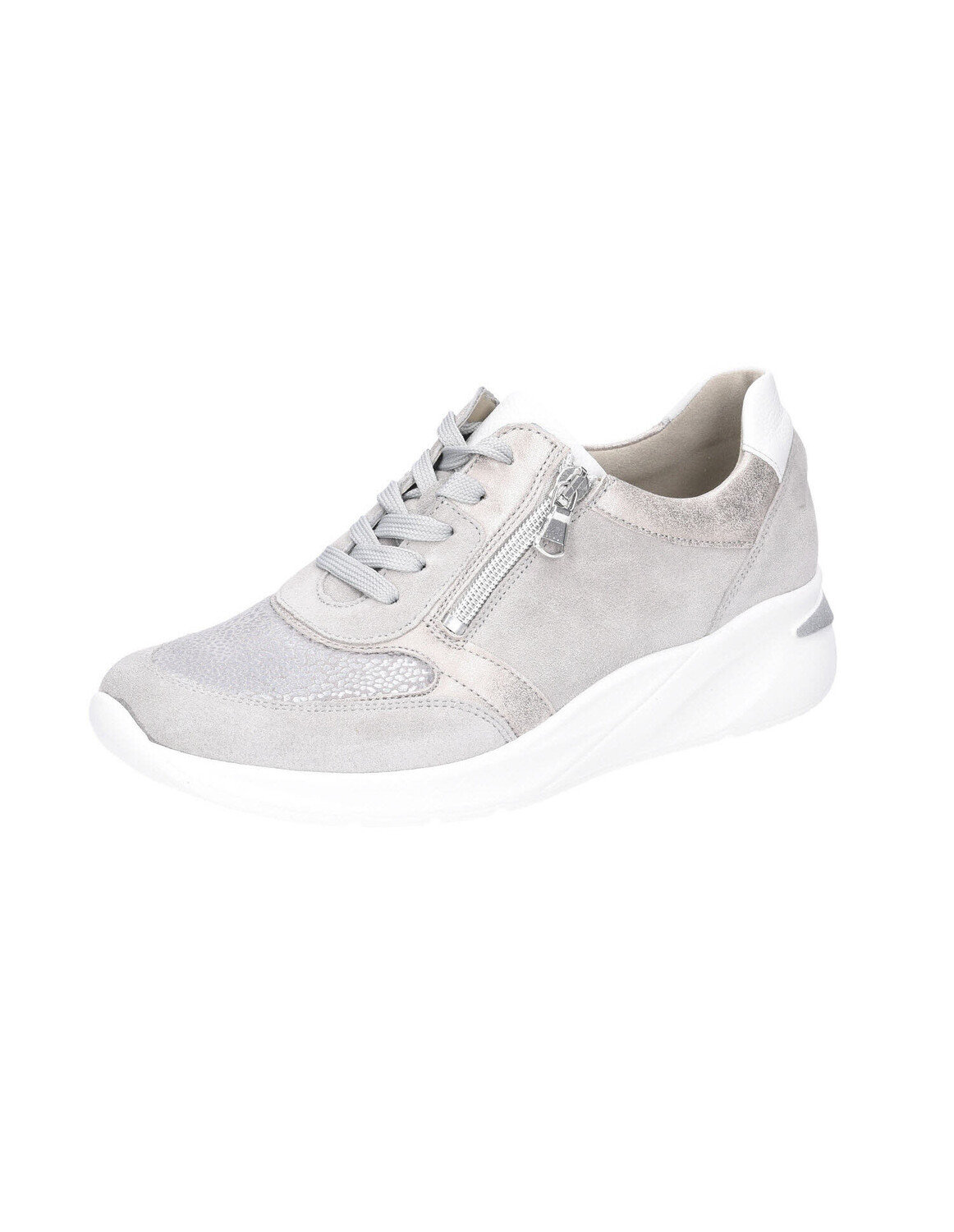 

Туфли WALDLÄUFER Schnürschuh, цвет grey/stein/weiß
