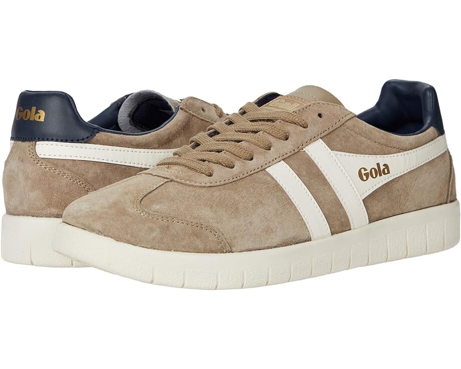 

Кроссовки Gola Hurricane Suede, цвет Rhino/Off-White/Navy