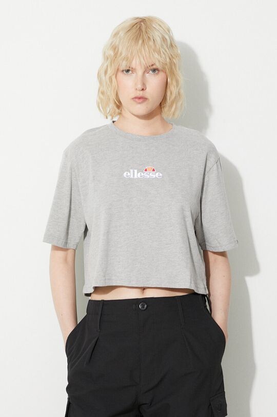 

Хлопковая футболка Ellesse, серый