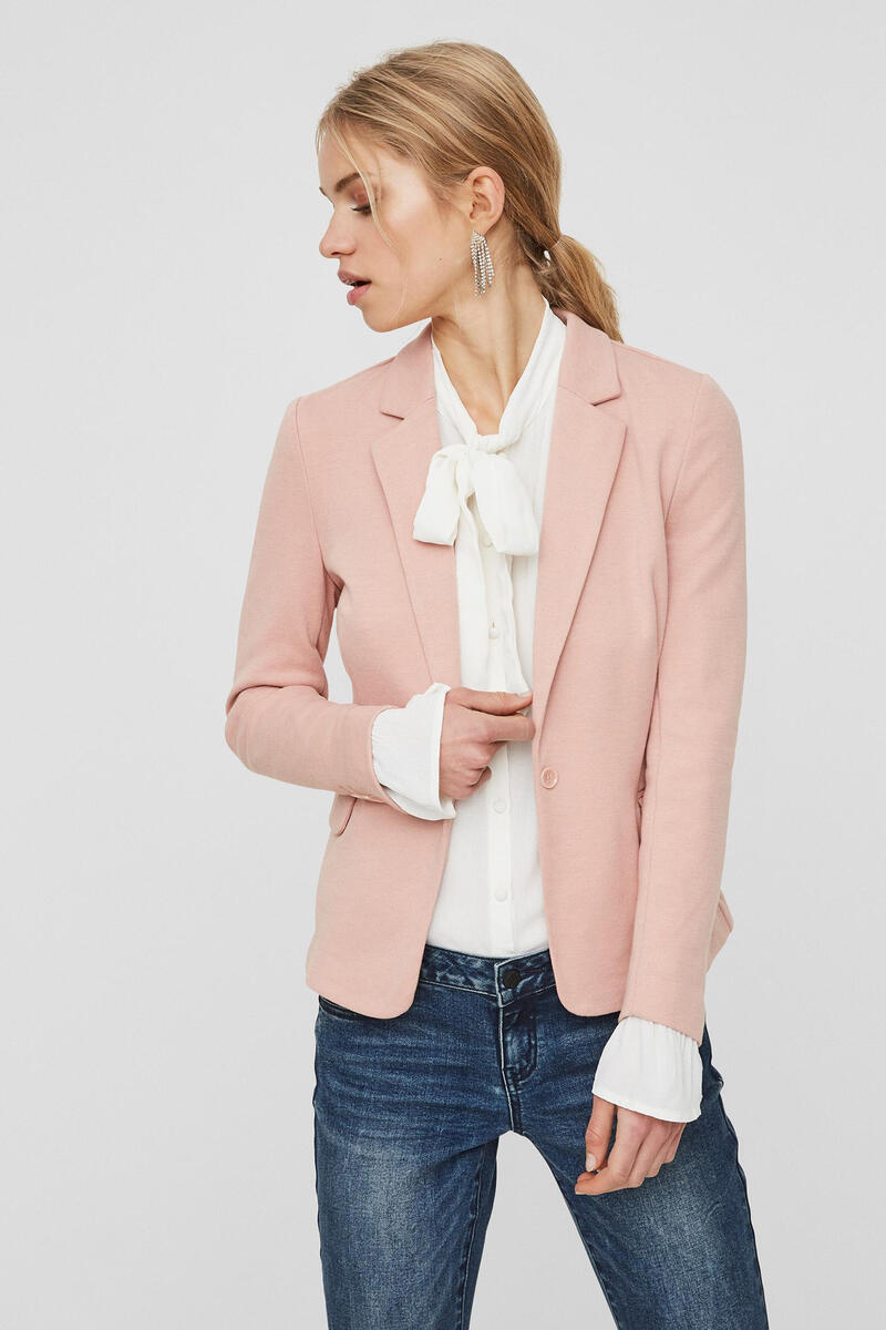 Куртка с длинными рукавами и карманами Vero Moda, розовый