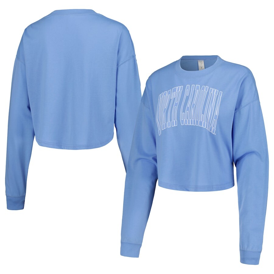 

Футболка с длинным рукавом ZooZatz North Carolina Tar Heels, синий