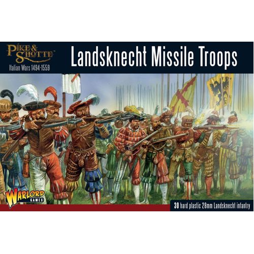 Фигурки Landsknecht Missile Troops Warlord Games