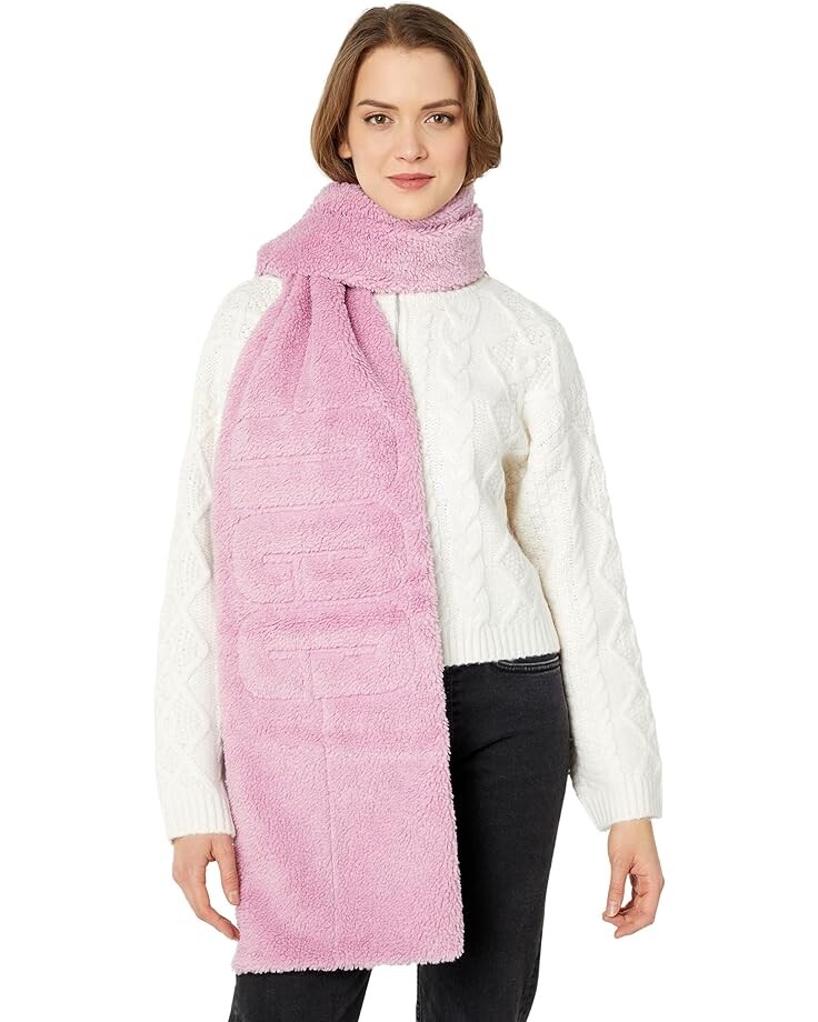 

Шарф UGG All Weather Sherpa Puffer Scarf, цвет Rose Quartz