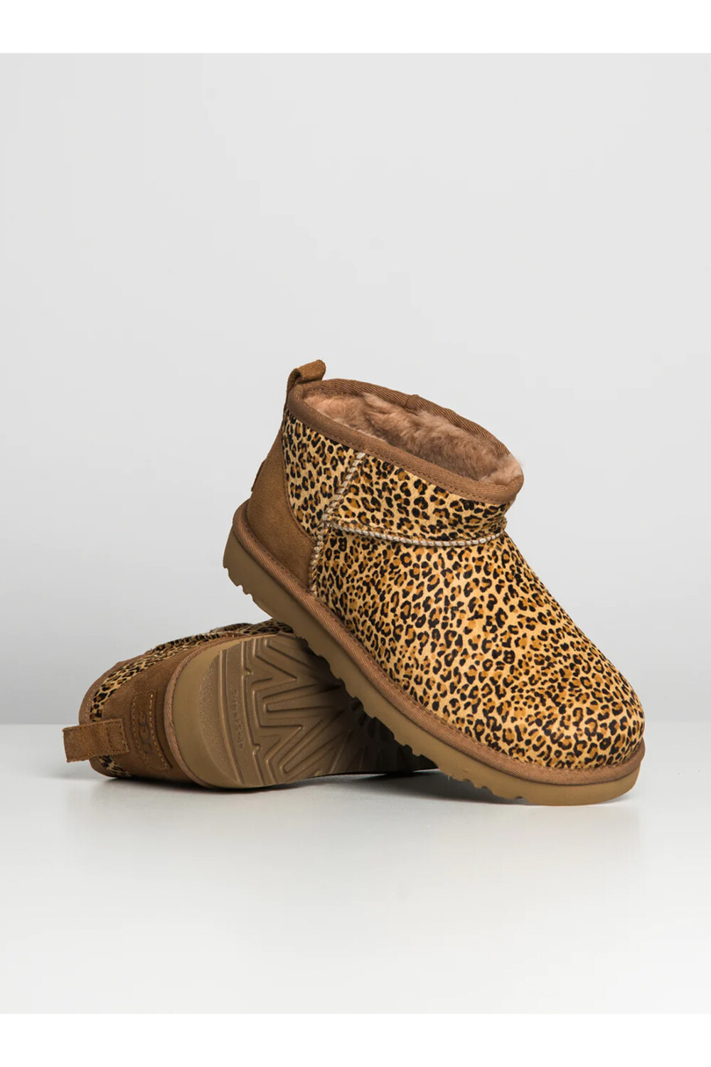 

Ботильоны - Коричневые - На плоской подошве UGG, коричневый
