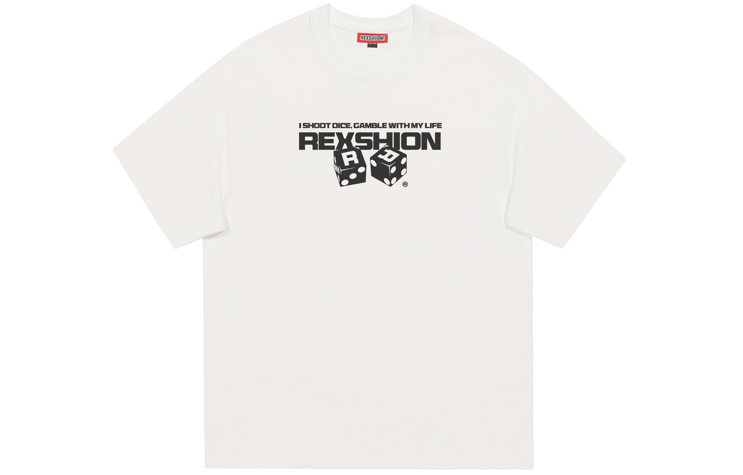 

REXSHION Футболка унисекс, Бежевый