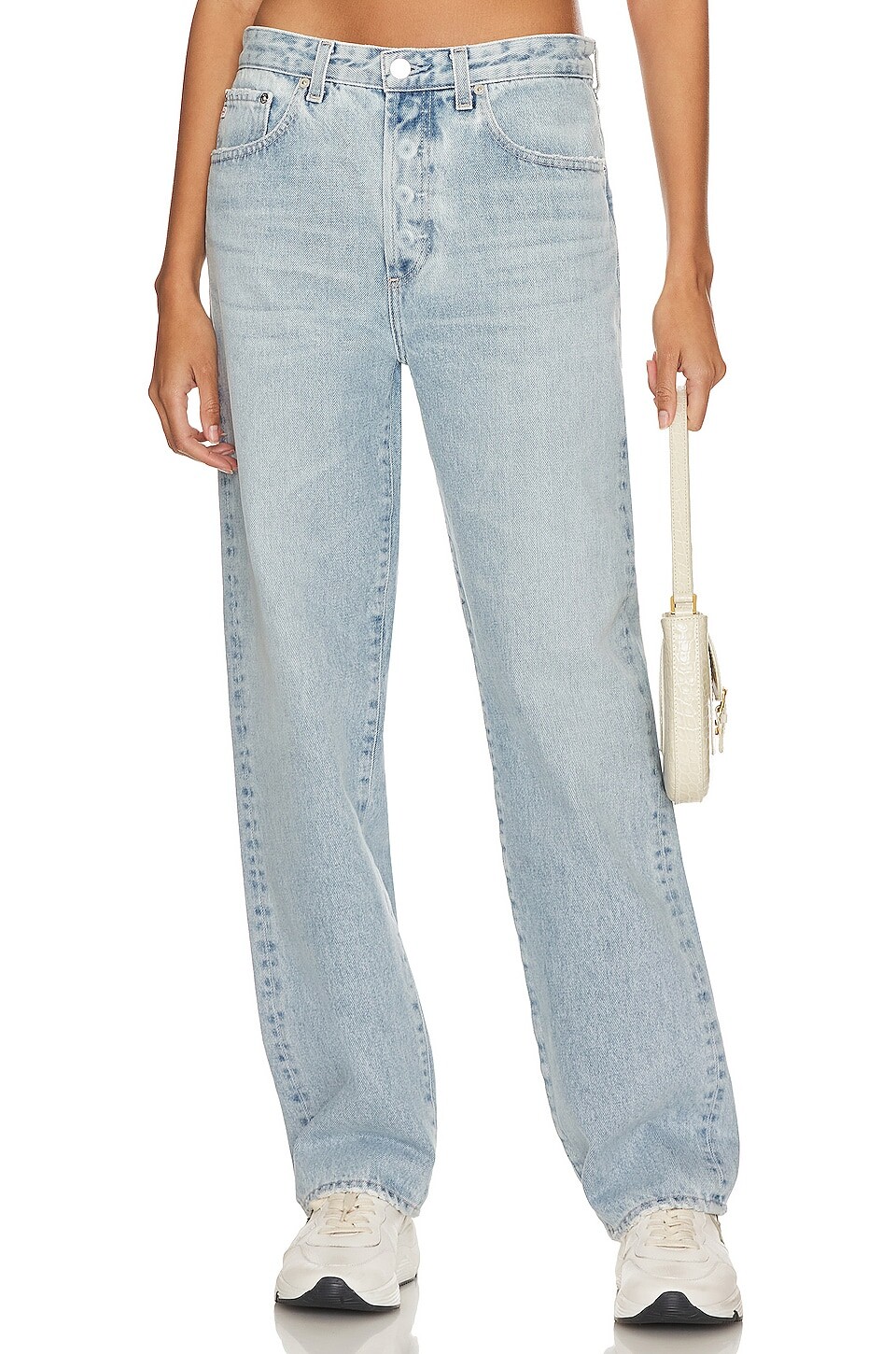 

Джинсы AG Jeans X Emrata Clove Relaxed Vintage Straight, цвет Tri-state