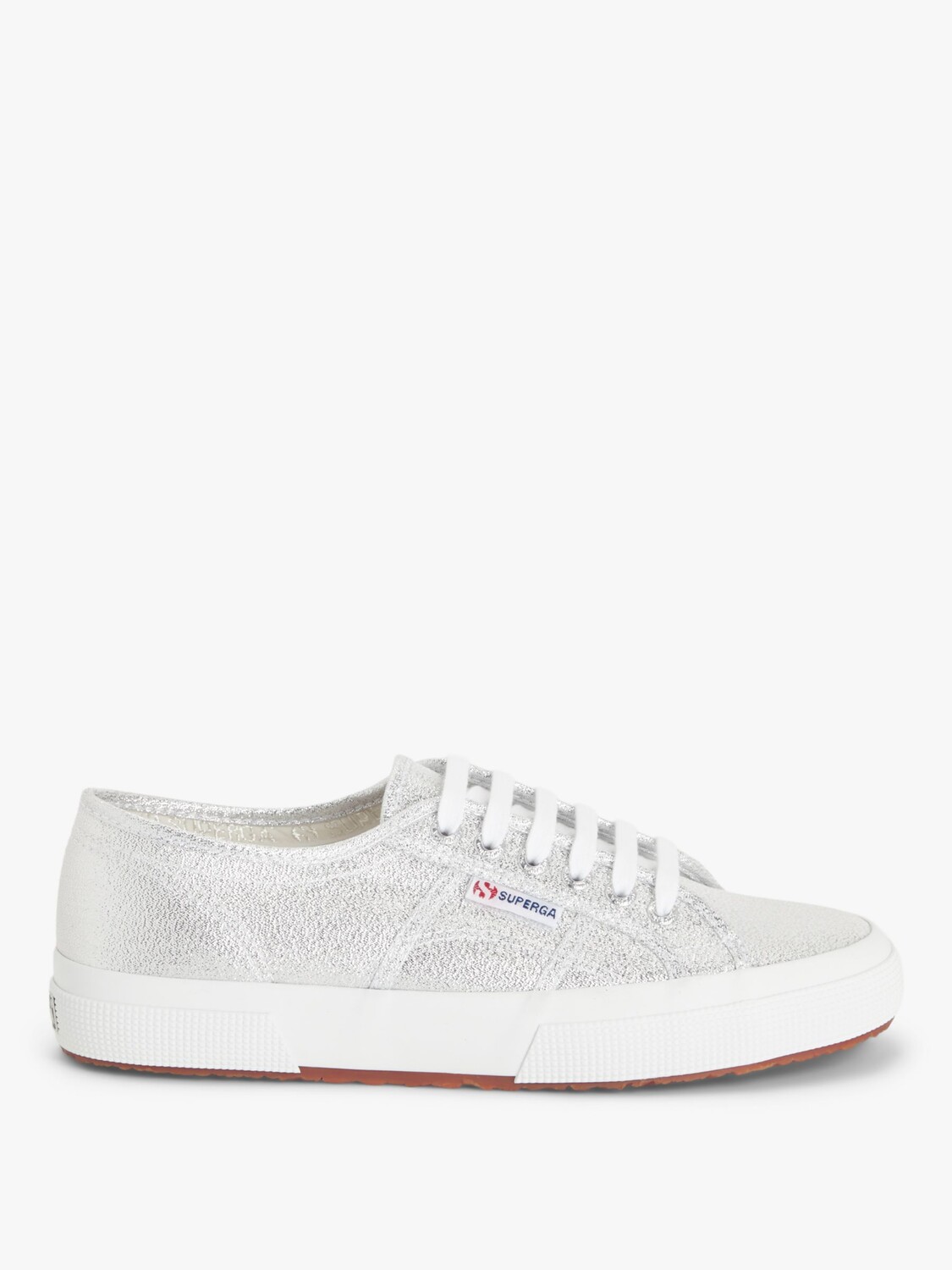 Кроссовки Superga 2750 Lame, серебристые кроссовки superga schuhe handgefertigter lame saom mit platea beige