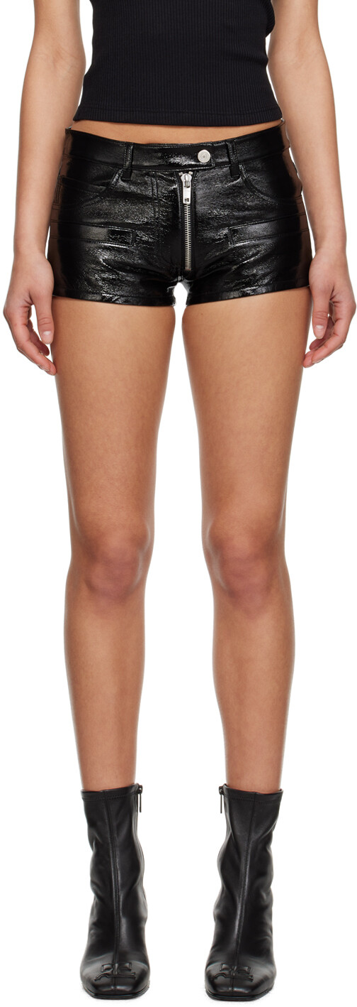 

Черные шорты с карманами Heritage Courreges