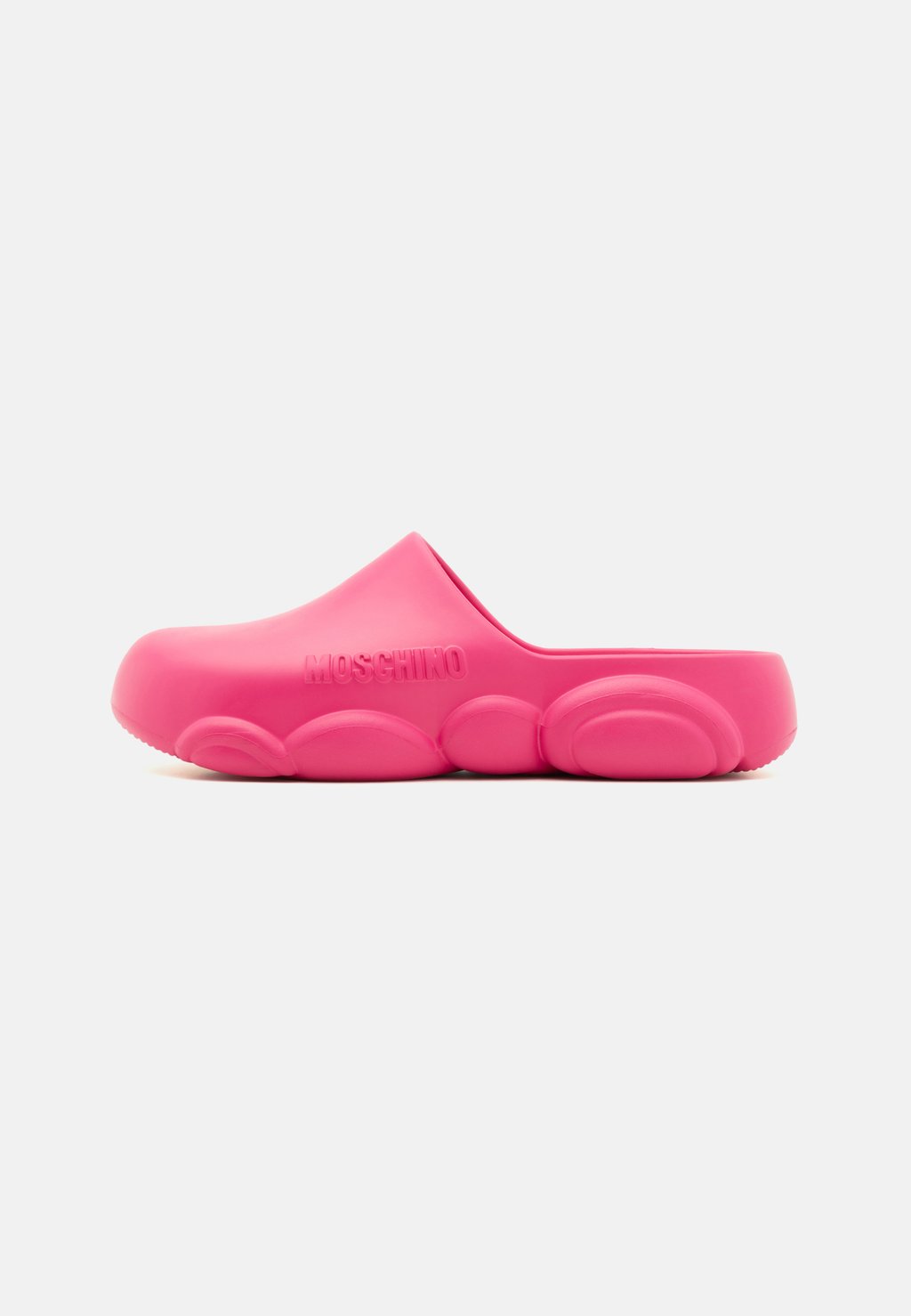 Тапочки Gummy Bear MOSCHINO, цвет bubblegum цена и фото