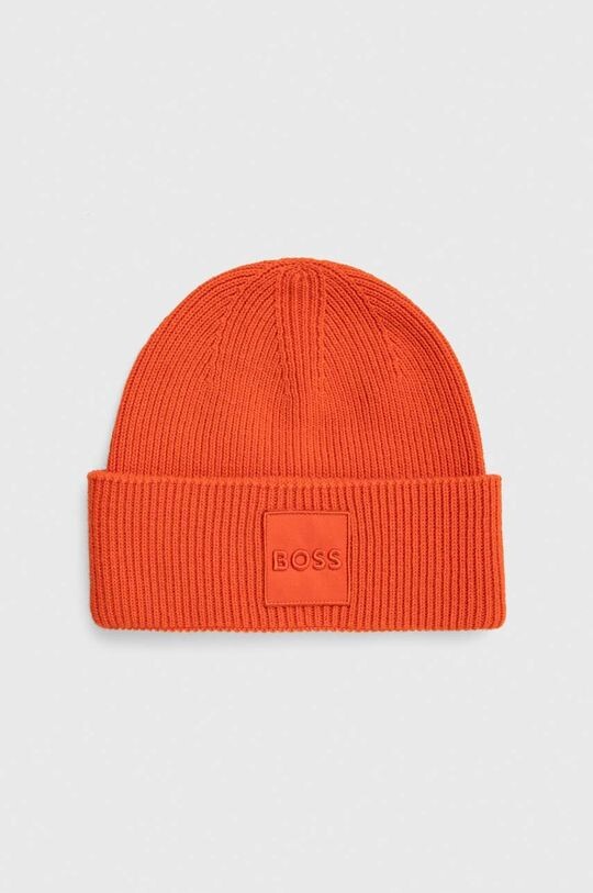 

Шапка BOSS из смесовой шерсти Boss, оранжевый