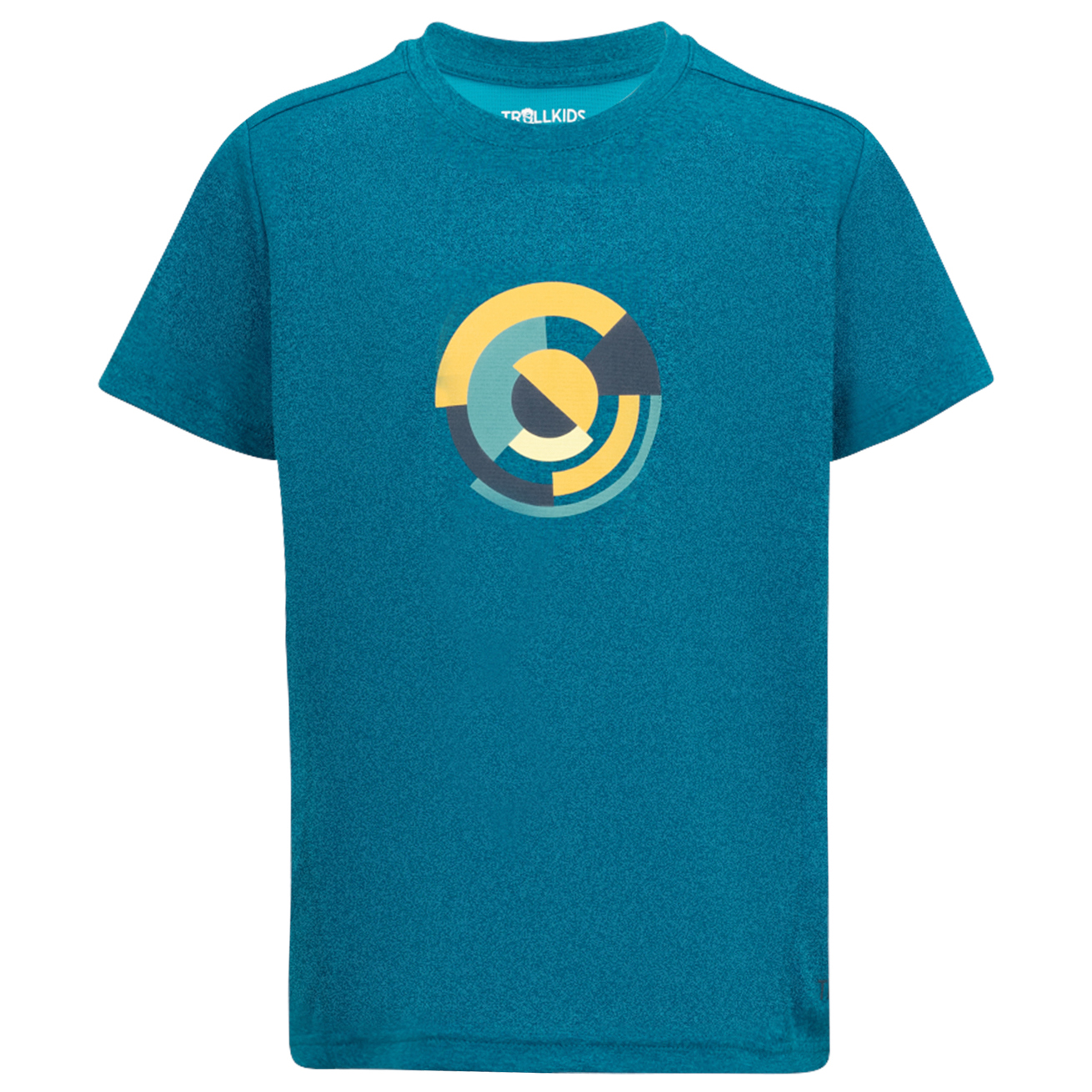 Функциональная рубашка Trollkids Kid's Sognefjord T Shirt, цвет Atlantic Blue