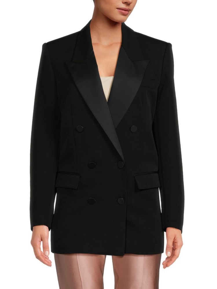 Куртка-смокинг Nevim из натуральной шерсти Isabel Marant Étoile, черный кожаный ремень brindi isabel marant черный