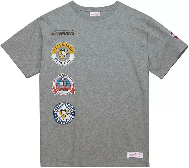 

Серая футболка Mitchell & Ness Pittsburgh Penguins City 2023