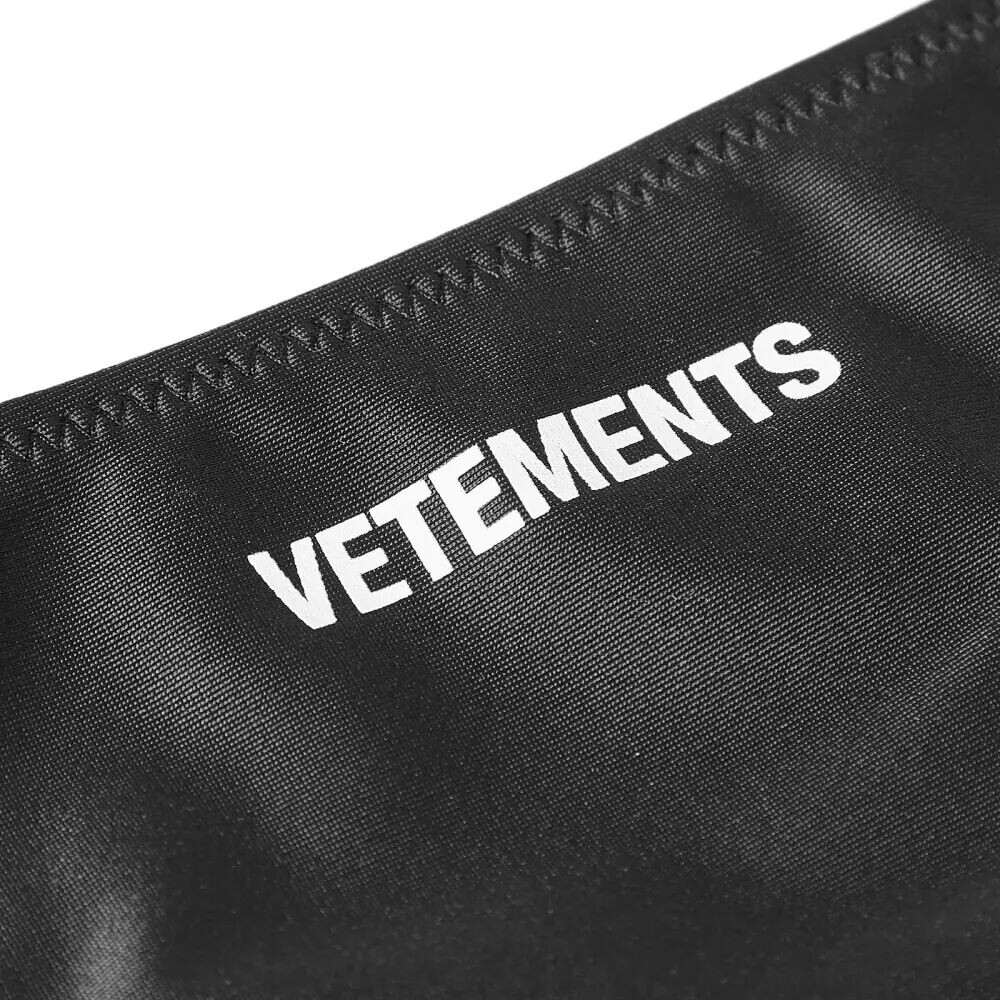 Vetements П бикини с логотипом, черный