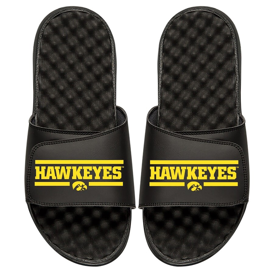 

Шлепанцы ISlide Iowa Hawkeyes, черный