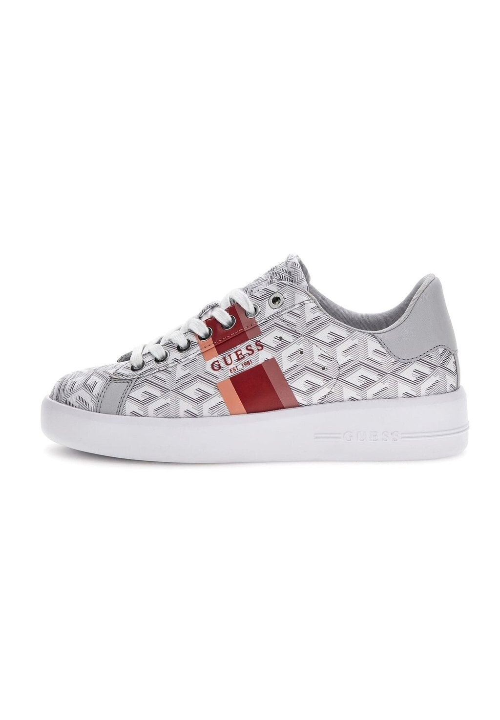 

Кроссовки Guess Reyhana G Cube-Logo, светло-серый