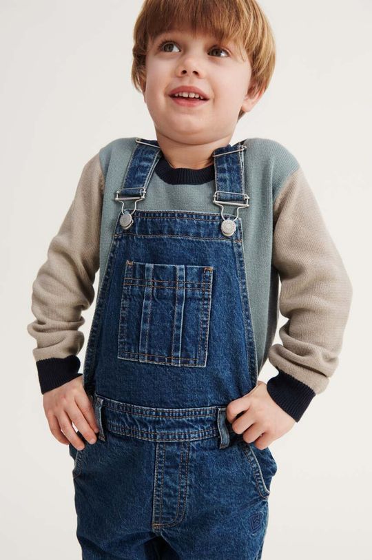Детский хлопковый свитер Liewood, синий