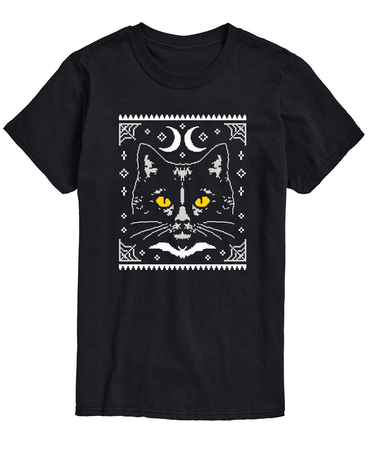 Мужская футболка классического кроя «Хэллоуин с котом» AIRWAVES