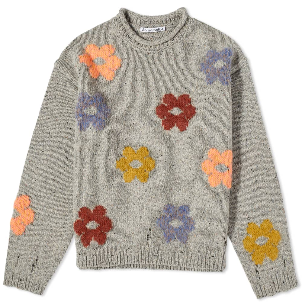 

Свитер Acne Studios Kilcarra Naive Flower Knit