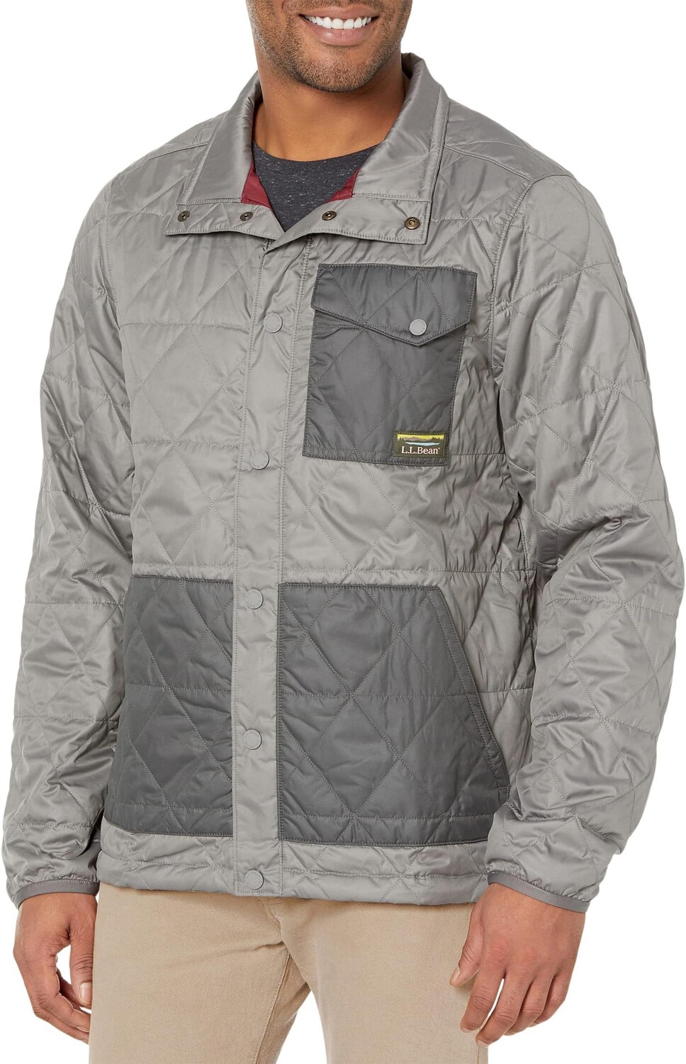 

Утепленная куртка-рубашка Katahdin Regular L.L.Bean, цвет Graphite/Shale Gray