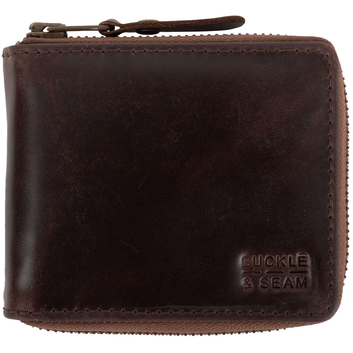 

Кошелек Buckle & Seam Grind Leder 12 см, коричневый