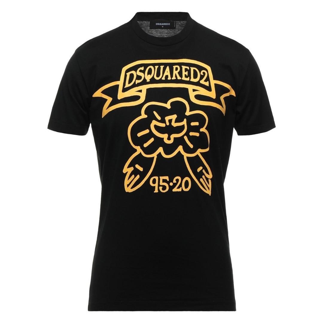 Черная футболка Cool Fit с логотипом Bird Dsquared2, черный фото